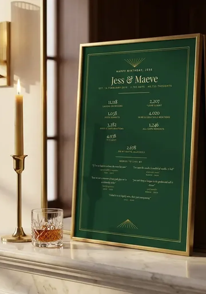 Keepsake styled in a home: the deco, mantelpiece