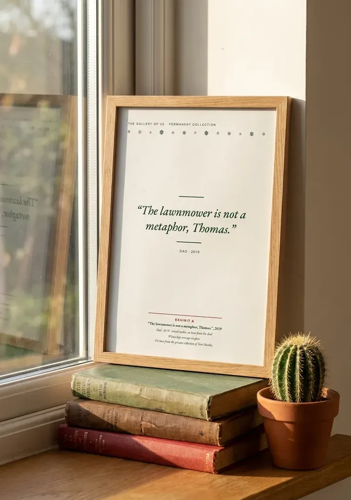 Keepsake styled in a home: the exhibit, windowsill